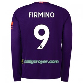 Billige Fotballdrakter Liverpool Firmino 9 Bortedraktsett 2018/19 Langermet